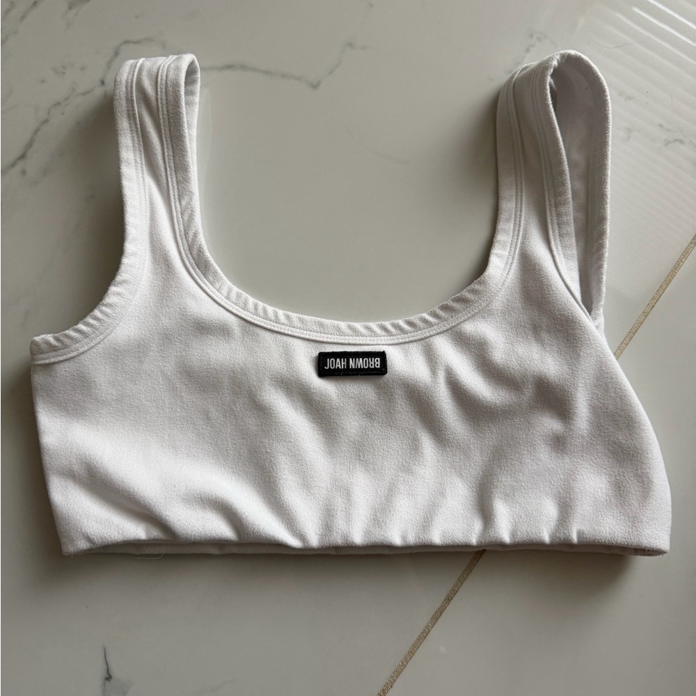 Joah brown scoop neck smoothing bra